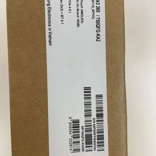 NEW 三星 Galaxy Book3 360 (15.6", i5, 16GB, Intel ) 512G SSD