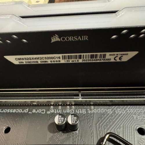 CPU Intel i9-9900K+Gigabyte AORUS Z390 Master底板+Corsair DDR4 32GB Kit(2x16GB)