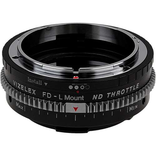 FOTODIOX ND Throttle Adapter - Canon FD & FL 35mm SLR Lenses to L-Mount Alliance