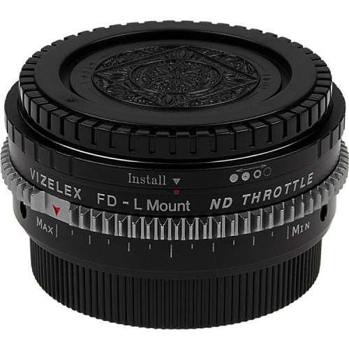 FOTODIOX ND Throttle Adapter - Canon FD & FL 35mm SLR Lenses to L-Mount Alliance