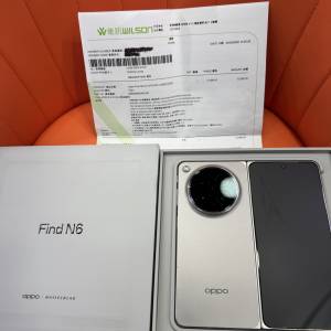 95%New OPPO N6 5G 16+512GB 薄霧白色 香港行貨 有衛訊單 保養到2027年3月22日 全套...