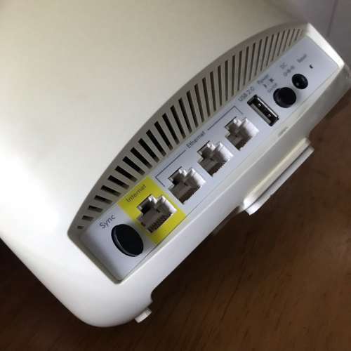 🛜 NETGEAR ORBI Mesh RBR50 Ti-band Wi-Fi System Router USED 網路 路由器 變黃 💻