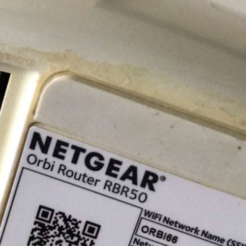 🛜 NETGEAR ORBI Mesh RBR50 Ti-band Wi-Fi System Router USED 網路 路由器 變黃 💻