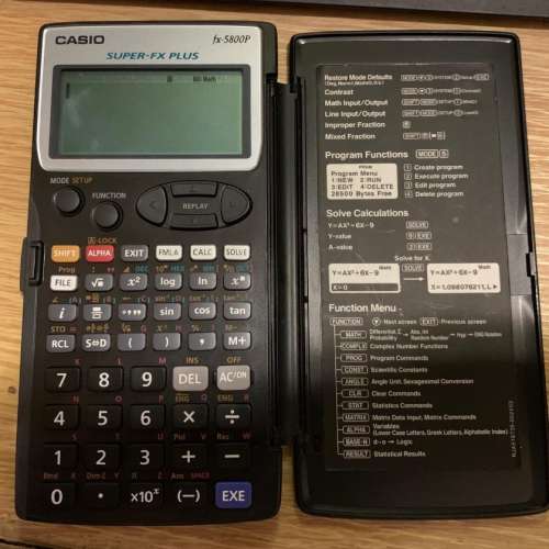 Casio 工程型計算機 fx-5800p