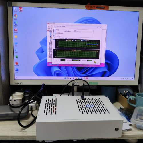 插电即用迷你机箱电腦, i3 2120, B75m主板，8G (4+4) ddr3, 120G ssd尺寸270x190x6...