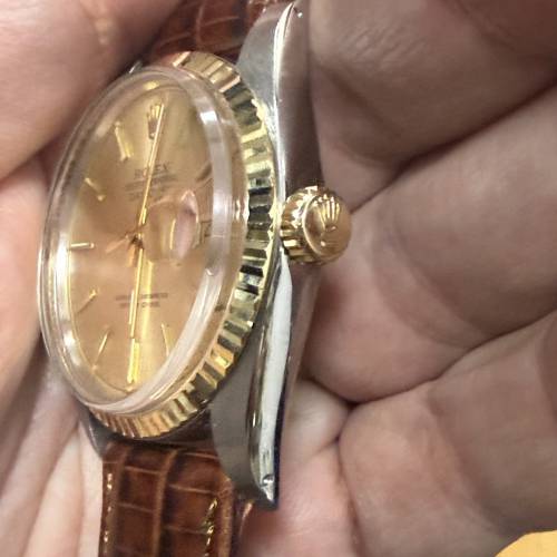 好𠃊靚😆 Rolex 16013 金鋼 3035機芯 1980年香港出世紙 送靚皮帶 原裝皮套 原裝木盒...