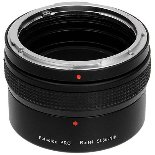 Fotodiox Pro Lens Mount Adapter - Rolleiflex SL66 Series Lens to Nikon F Mount