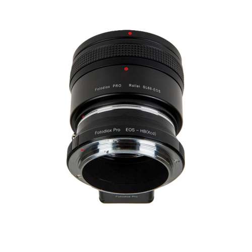 Fotodiox Pro Lens Mount Double Adapter, SL66 Series and Canon EOS To XCD