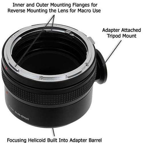 Fotodiox Rolleiflex SL66 Series Lens to Sony Alpha A-Mount