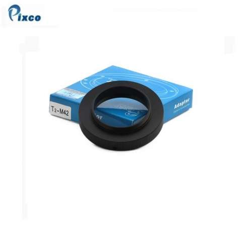 Pixco T-Mount T-2 Screw Mount Lens to M42 Screw Mount Camera Adapter
