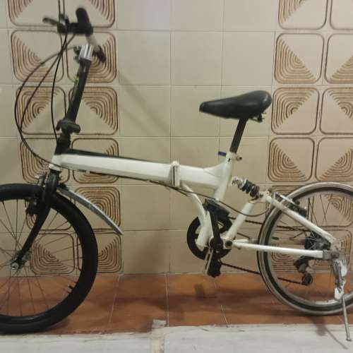 20 吋 白色可摺單車