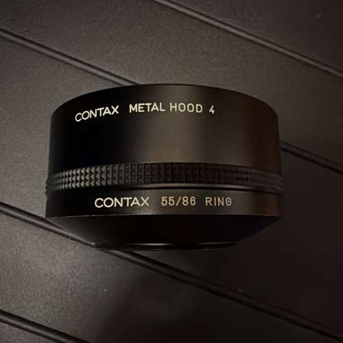 Contax 55/86環連METAL HOOD 4金屬遮光罩
