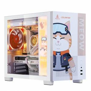 七彩虹matx meow機箱，連argb燈板