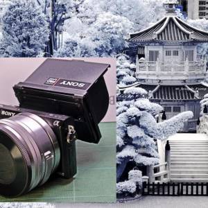 紅外線相機 IR720nm Sony NEX-5R改機16-50mm kit lens跟電叉及3電