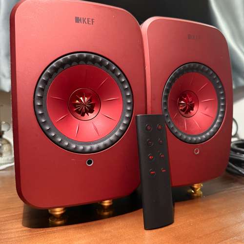 KEF LSX Red - Wireless HiFi Speakers