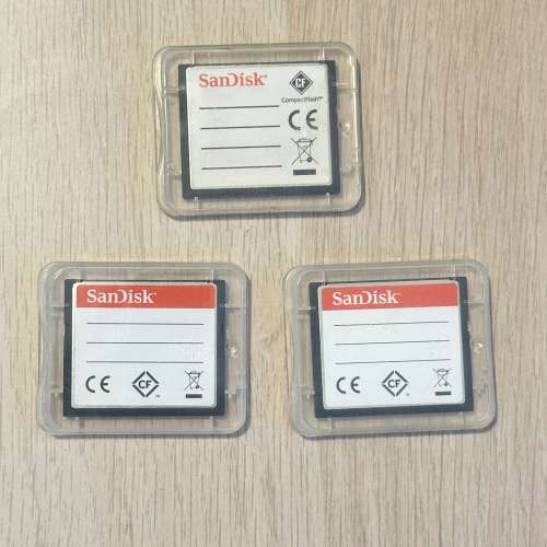 SanDisk CF Card 記憶卡套裝 (2張Extreme 16G + 1張Ultra 8G)