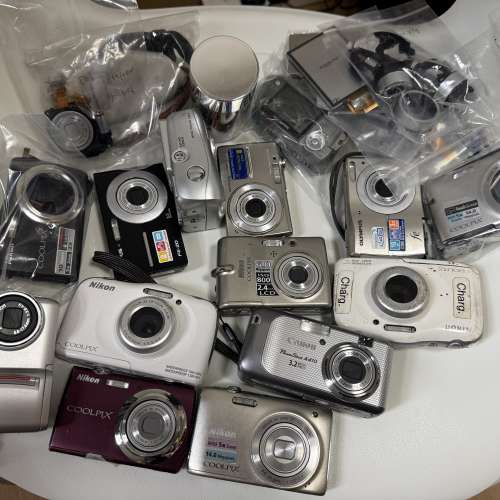售 Nikon Canon Olympus 數碼相機零件 只作研究品或零件使用