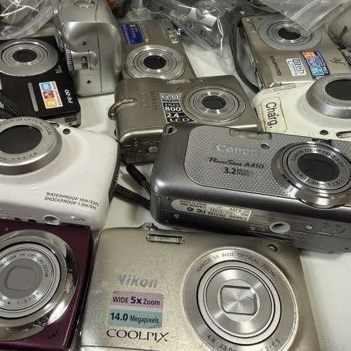 售 Nikon Canon Olympus 數碼相機零件 只作研究品或零件使用