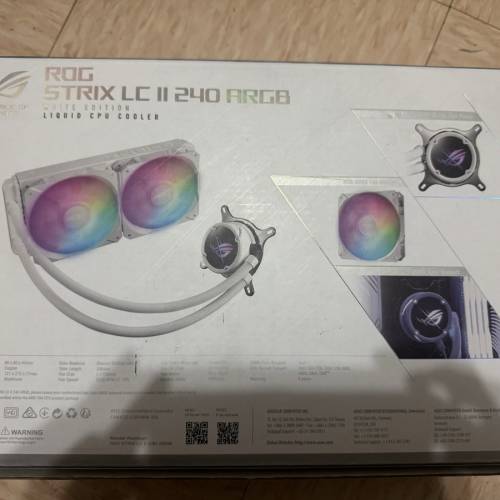 Rog strix LC II 240 ARGB 白色水冷