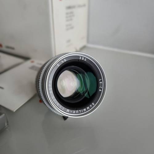 Leica Summilux-M 35mm f/1.4 ASPH 銀色黃銅版 (11883) &mdash; 1999年德國製 Full Set ...