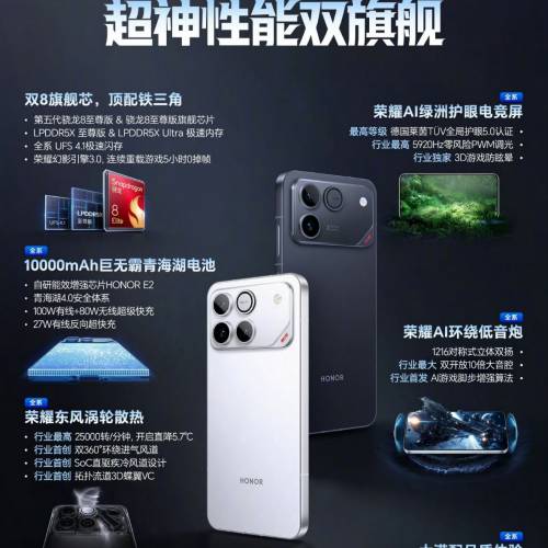 【國恒商城】▋▋Honor 榮耀WIN 1T/512G/256G ▋▋10000mAh大電 渦輪風扇散熱 驍龍...
