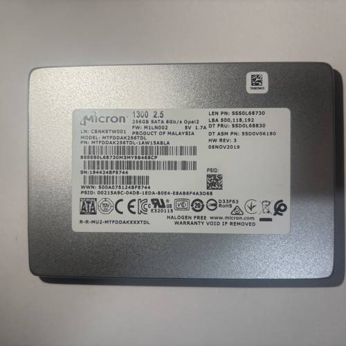 Micron 1300 256GB 2.5&rdquo; SATA SSD