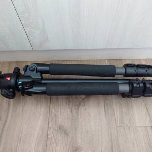 VELBON EL Carmagne 540 碳纖維三腳架 + Manfrotto 496RC2 Compact Ball Head 小型...