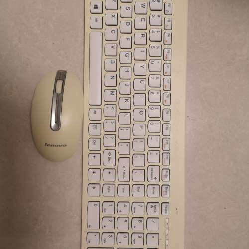 超薄 Lenovo 無線鍵盤滑鼠套裝wireless keyboard / mouse combo x 1