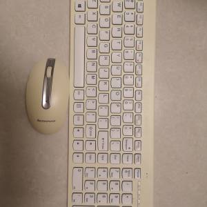 超薄 Lenovo 無線鍵盤滑鼠套裝wireless keyboard / mouse combo x 1