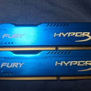金士頓 Kingston HyperX Fury DDR3-1866 16GB(8GBx2)