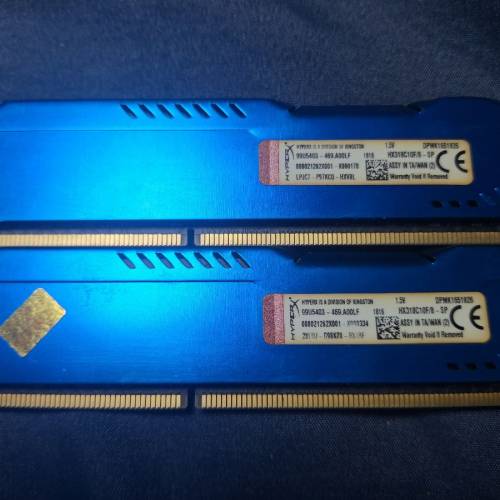 金士頓 Kingston HyperX Fury DDR3-1866 16GB(8GBx2)