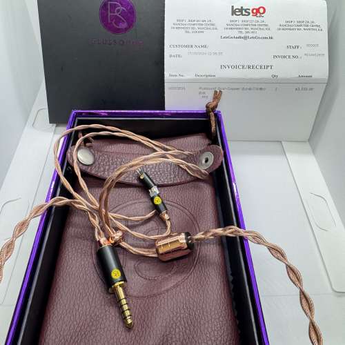 Plussound Dual-Copper 混合線芯耳機升級線