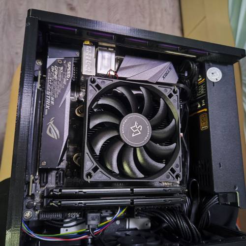 Ryzen 5 5500 + ROG STRIX X470-I GAMING + 24GB Ram + Iinno3D RTX 2070 8GB ITX
