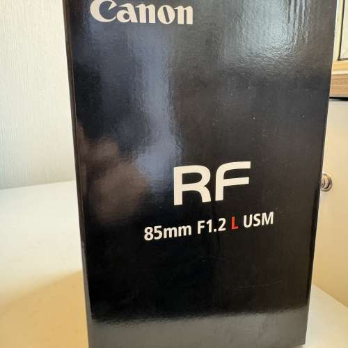 Canon RF85mm F1.2 L USM (9成半新,極少用)