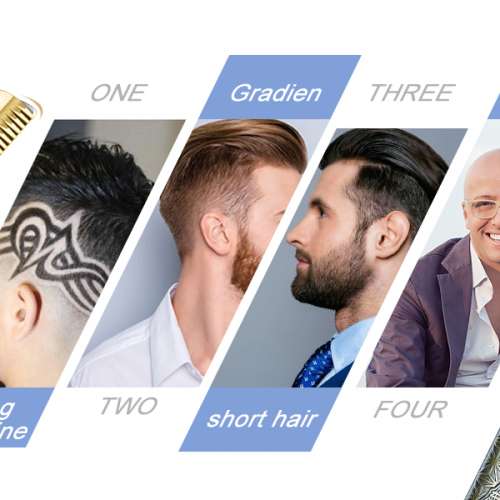 Professional Hair Trimmer  T9 with LCD Digital Display Hair Clippers