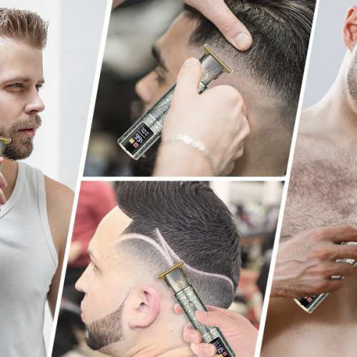 Professional Hair Trimmer  T9 with LCD Digital Display Hair Clippers