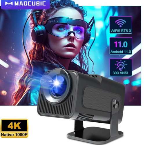 Magcubic (GENUINE) Dual Band 4K,FULL HD (Auto Keystone)Projector WIFI 2.4/5G