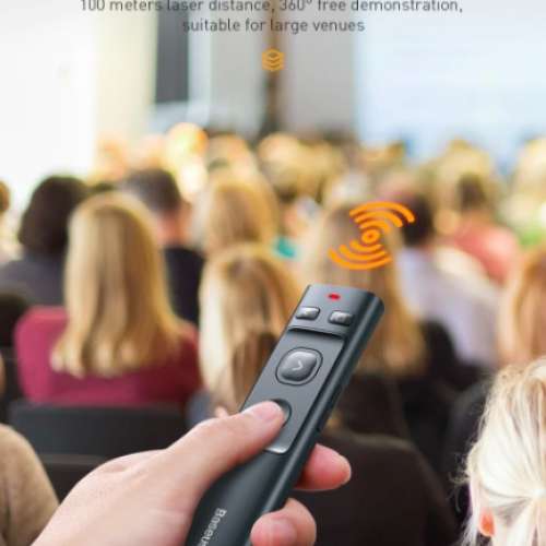 Baseus 2-in-1 Presenter with Dual-Interface Receiver (USB-C & USB-A)