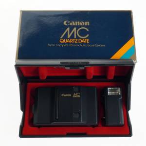 Canon MC 35mm Point and Shoot Film Camera w/ MC-S Flash #6920
