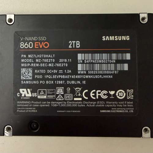 Samsung 860 EVO 2TB