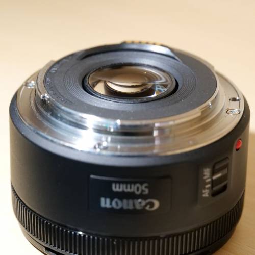 Canon 50mm f/1.8 STM 鏡頭連遮光罩及 Haida MC UV Filter