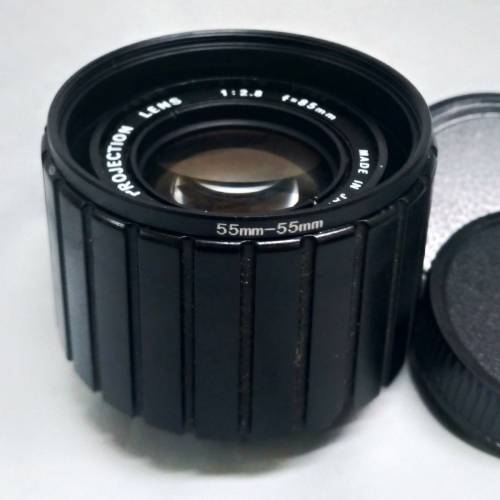 ELMO  Projection Lens 85mm F2.8/投影機鏡頭  已改m42牙(配合對焦筒用)