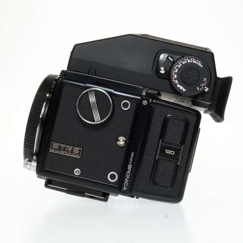 Zenza Bronica ETRS Body #29336 & 120 Film Back #101254 w/AE II Finder #614897