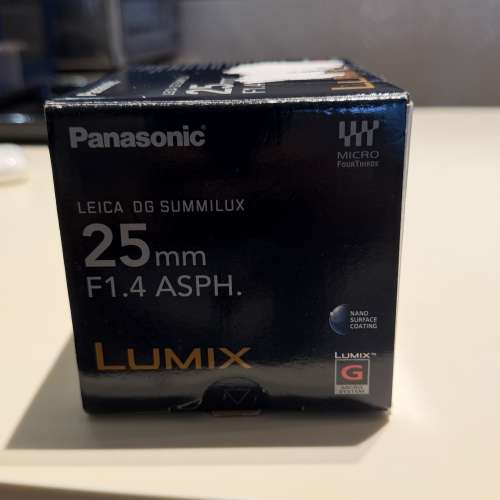 Panasonic Leica DG Summilux 25mm F1.4 ASPH