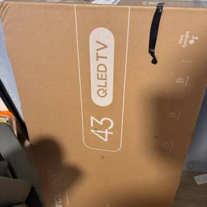 Tcl 43p7k 4k電視購自3月