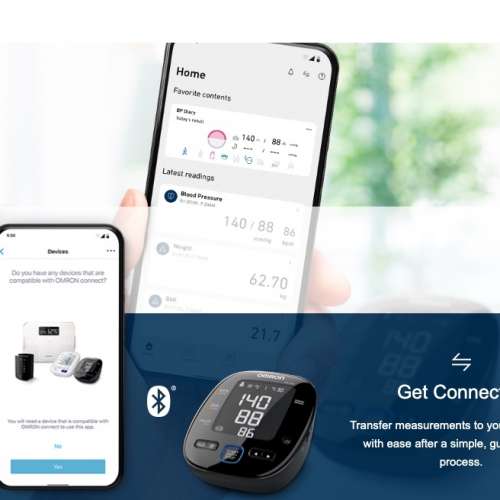 OMRON J751 套裝 Intellisense Bluetooth Electronic Blood Pressure Monitor 提供...
