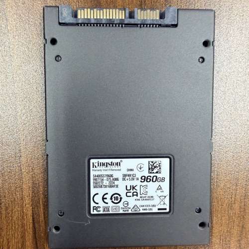 Kingston 960GB SATA SSD