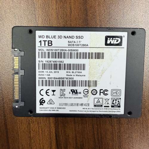 WD 1TB 3D NAND SATA SSD
