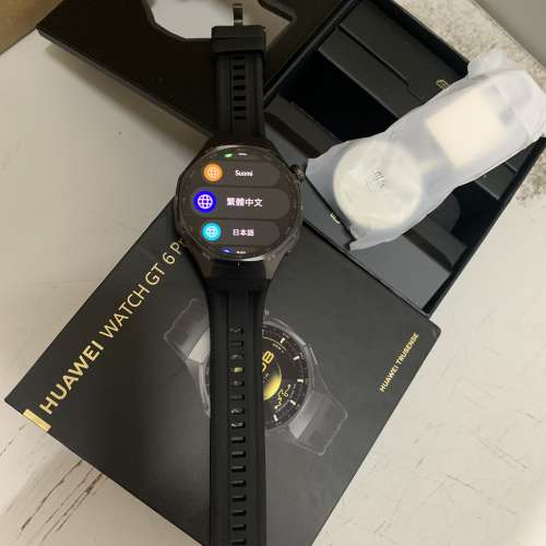 99%New Watch GT 6 Pro 46mm ATM-B29 Black / Fluoroelastomer Strap