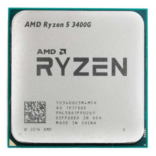 AMD Ryzen 5 2400G or 3400G